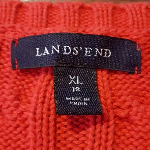 Land's End Cable Sweater - Picture 3 of 4